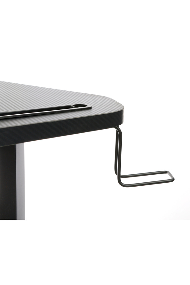 STE160C COMPUTER GAMING TABLE 1.6M DESK WITH MOUSE PAD & RGB STRIP LIGHT - 8