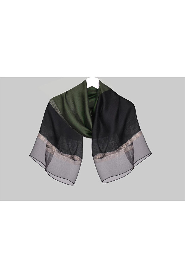 İPEKLİ ÇİFT RENKLİ ŞAL - 3