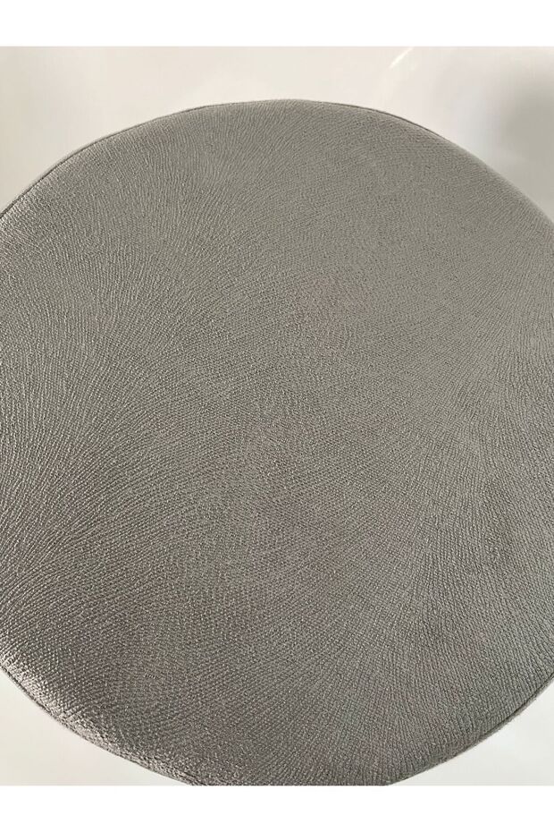 Tabure (2 Adet) Metal Krom Ayak, İstiflenebilir Mobilya, Balkon, Mutfak, Salon ve Teras Takımı - 2