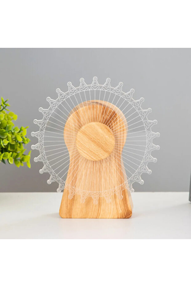 طاحونة هوائية مزخرفة مضاءة - 3