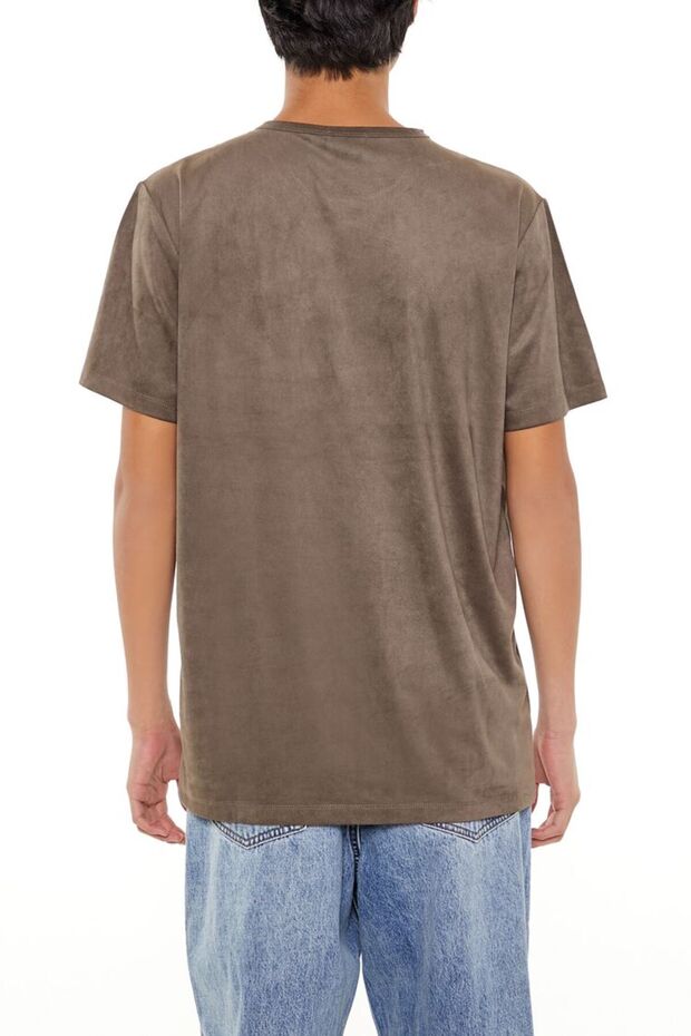 Basic Bisiklet Yaka Tişört - 3