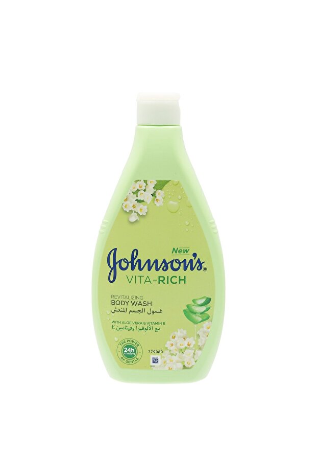 Johnson's Vita-Rich Revitalizing Body Wash With Aloe Vera & Vitamin E 400 ml