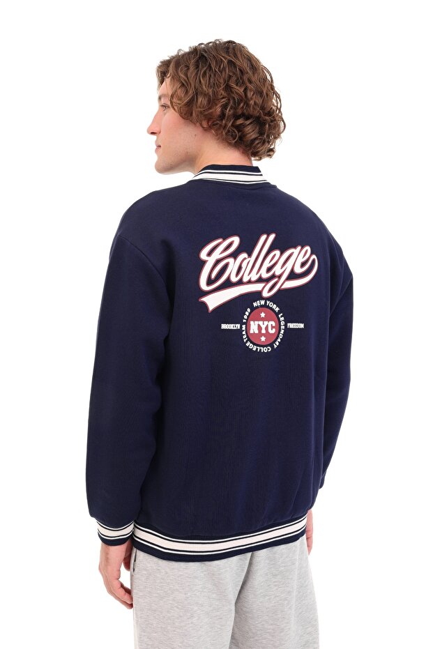 ML BARRY 18CTY103 5PR Lacivert Erkek Eşofman Üstü - 2