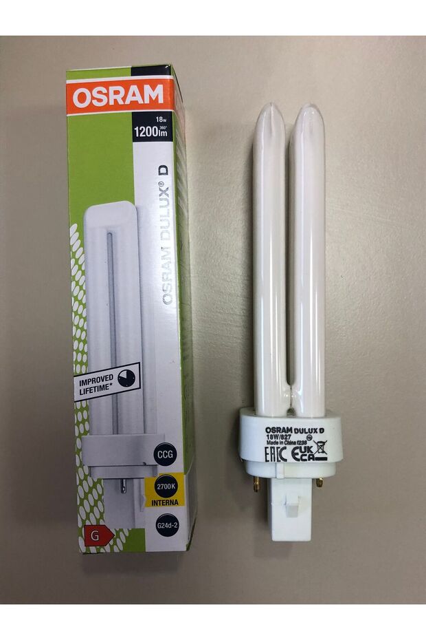 3 ADETOSRAM 18W/827 2P 2700 KELVİN SARI - 1