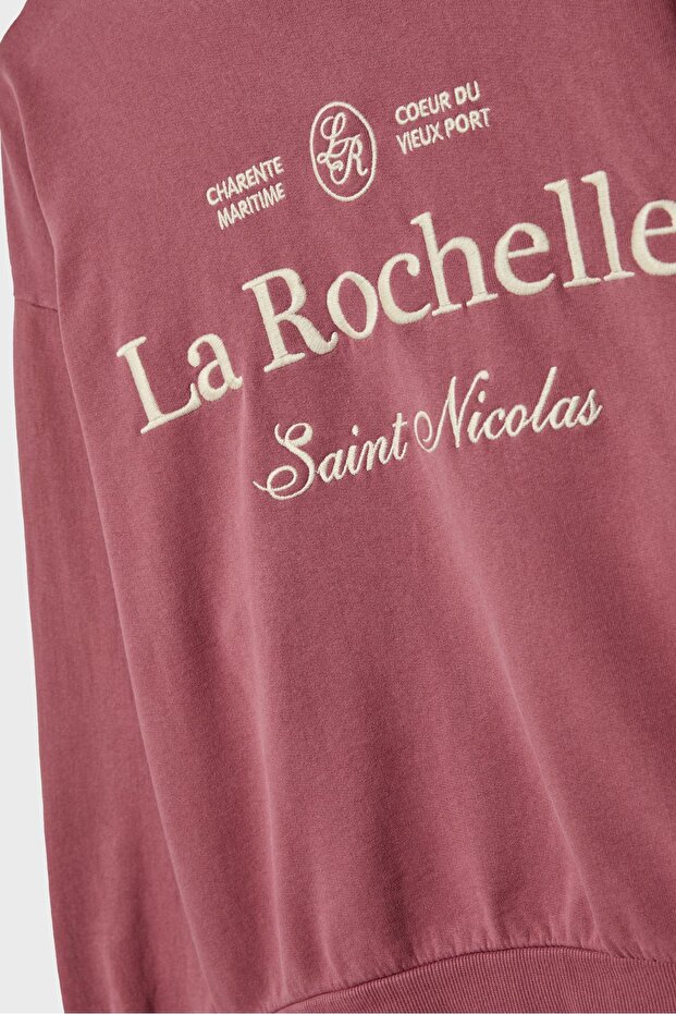 Nakışlı sweatshirt - 7