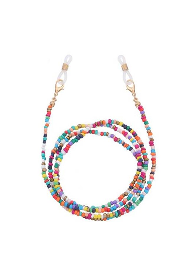 Multicolor beaded glasses chain - 2