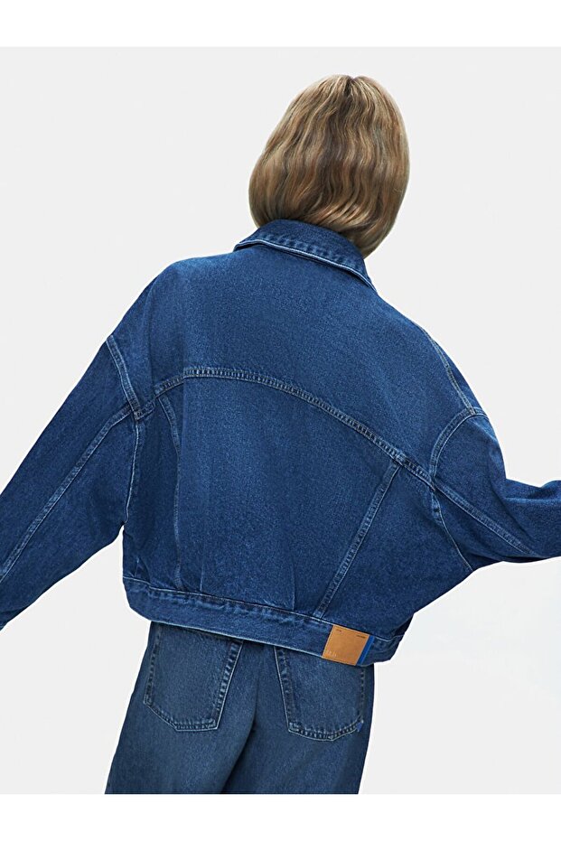 Celıa Oversızed Jean Ceket - 3