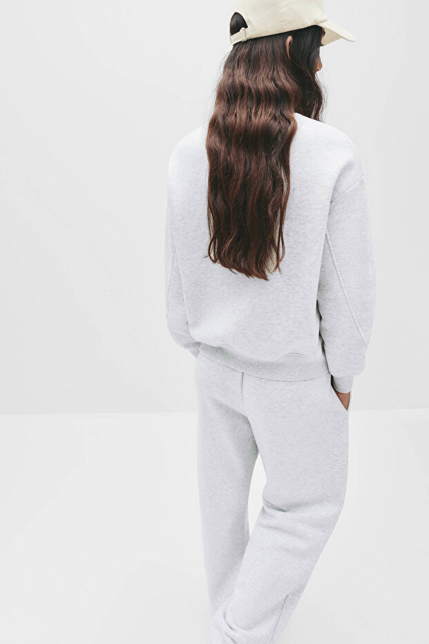 Grey varsity graphic sweatshirt - 2