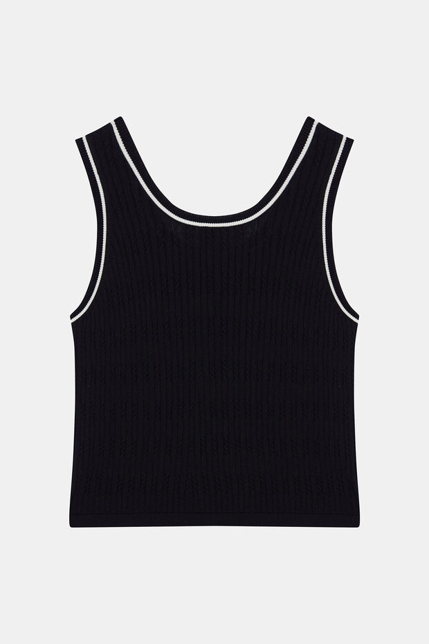 SİYAH KOLSUZ TRİKO - 2