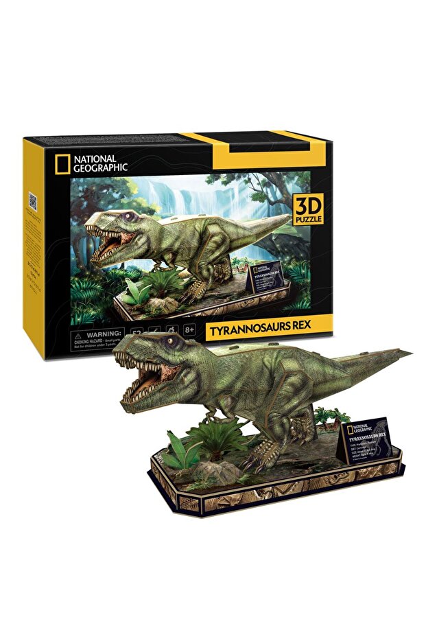 Puzzle 3D T-Rex 52 piese - 1