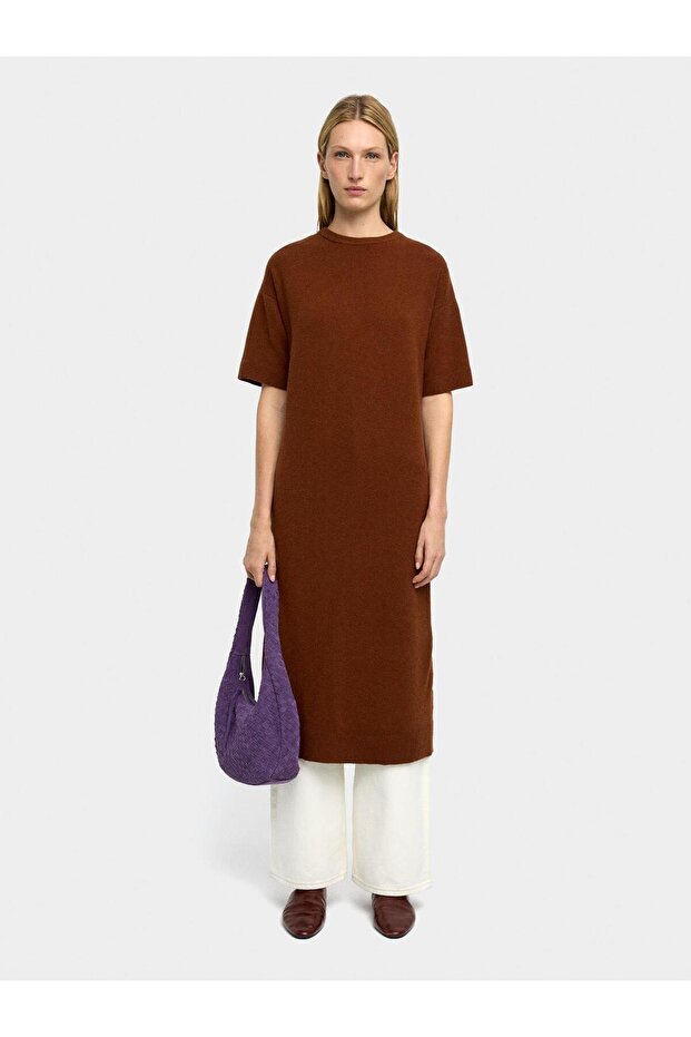 Midi Örme Elbise - 1