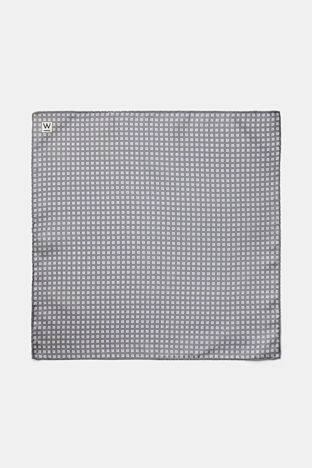 GRİ İPEK MENDİL - 1