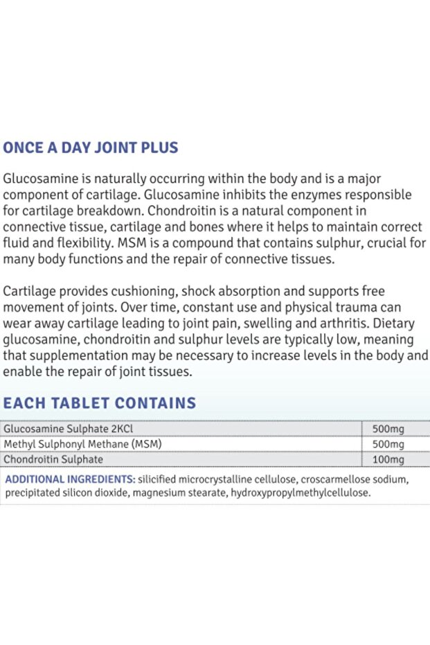 أقراص المفاصل مرة واحدة يوميًا، 60 قرصًا - 2