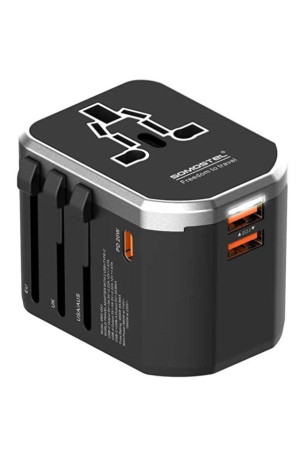 SMS-Q43 20w Fast Charging Universal Travel Adapter