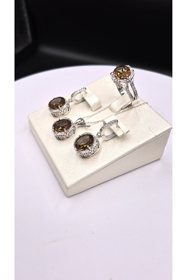 925 Ayar Kadın Gümüş Set - 3