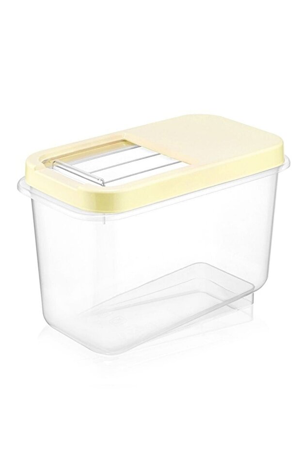 Multibox 10 Lt Multi-Purpose Food Container with Easy Sliding Lid, Pulses and etc. Storage Container 3 Pieces - 3