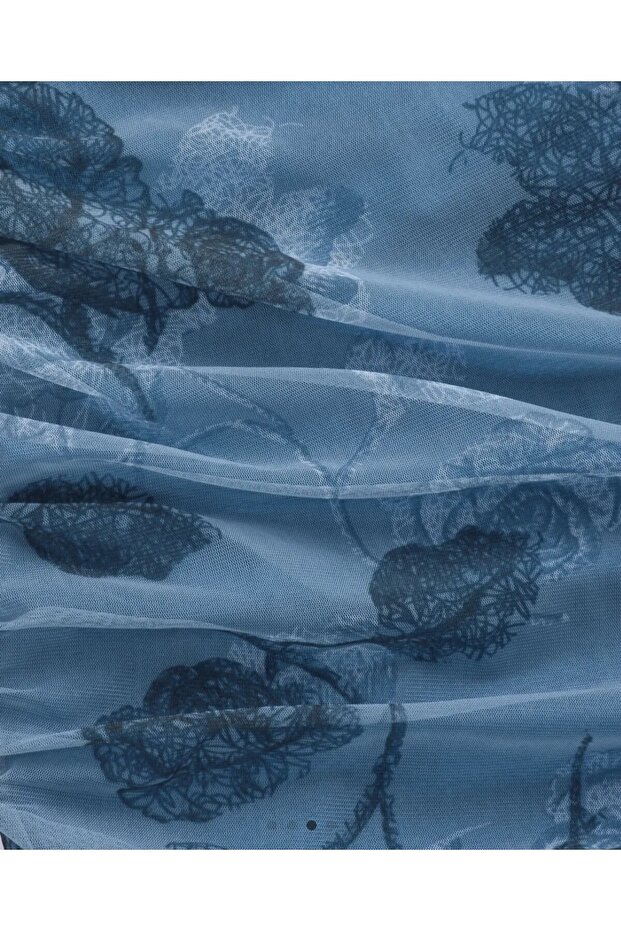 Fusta mini din șifon elastic - 3