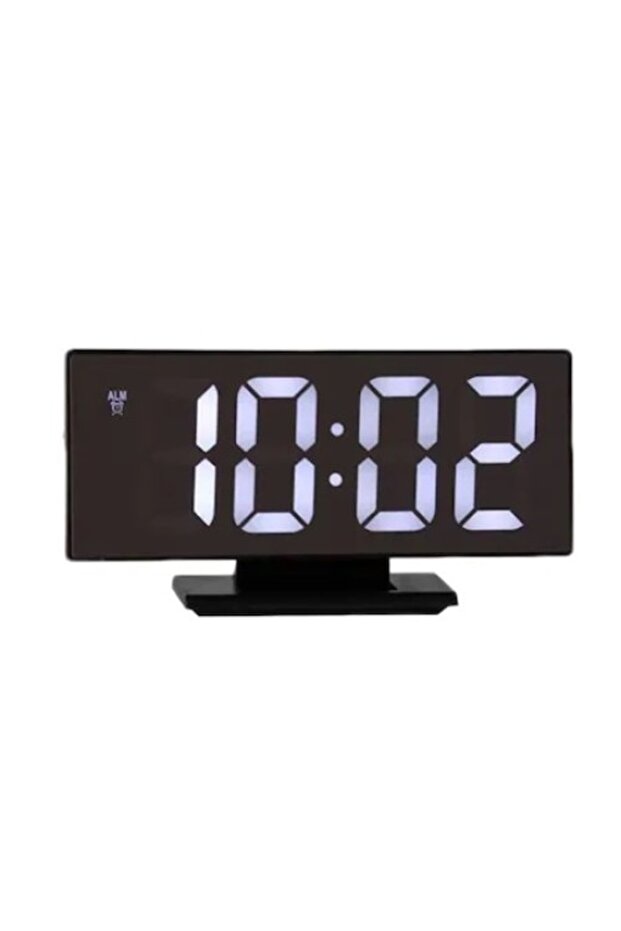 Desk Clock, Digital, Temperature, Alarm Function, White Light - 1
