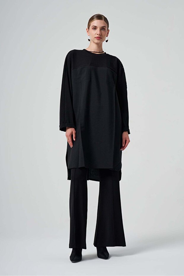 Kol Detaylı Tunik - 1