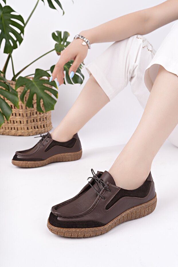 Genuine Leather Women's Casual Shoes Dc2646
