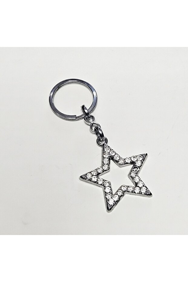 Keychain Bag Accessory Stone Star Keychain Gold-Silver
