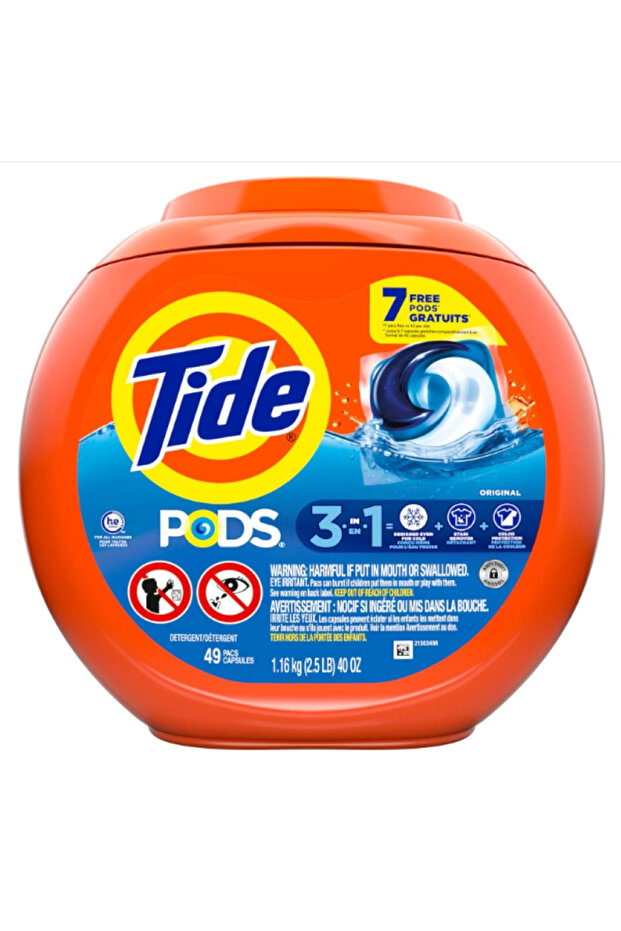 Pods 3-1 49 Pacs Capsules Çamaşır Deterjanı1,16 g - 1