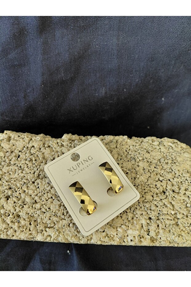 Xuping أقراط هوب منقوشة - 1