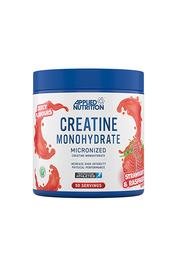 Creatine Monohydrate Micronized, Strawberry & Raspberry, 250 Gm