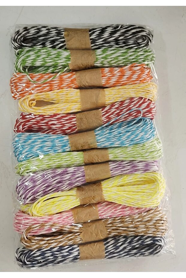 خيط ورقي مختلط بلونين - 1