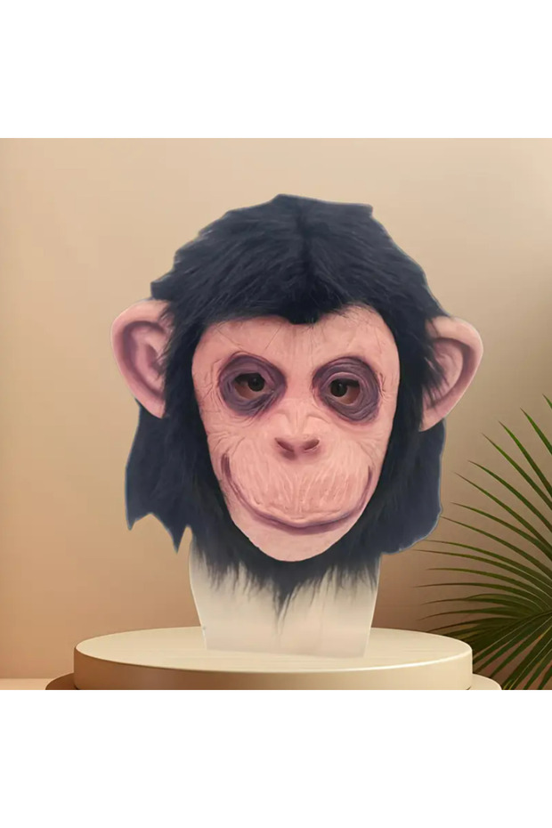 Funny Monkey Haired Party Prom Joke Scary Creepy Latex Surprise Face Mask