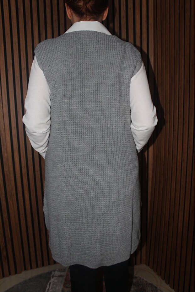 Selanik Cepli Triko Süveter - 5