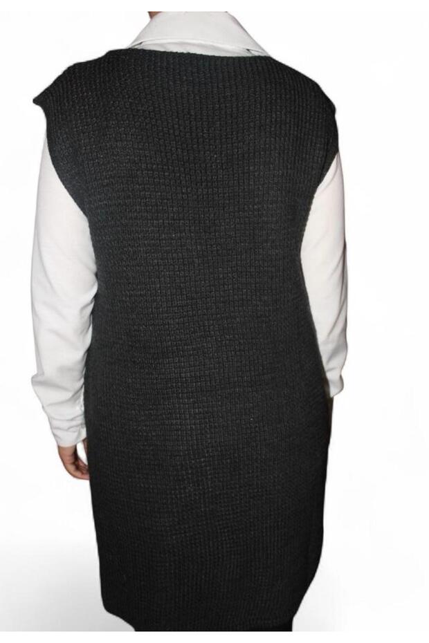 Selanik Cepli Triko Süveter - 5