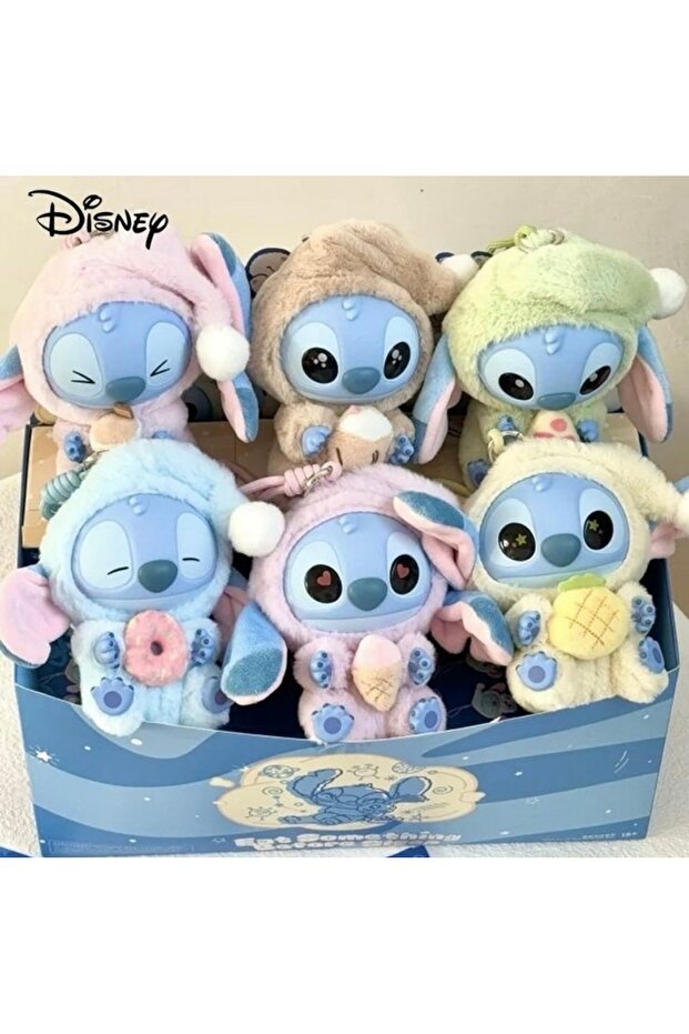 6 adet popmart Stitch labubu ithal 6’lı set - 2
