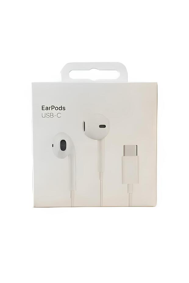 سماعة رأس سلكية تايب سي متوافقة مع آيفون باللون الأبيض - 3