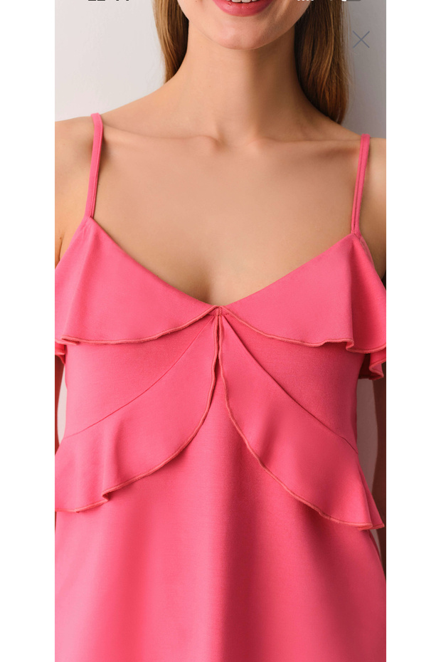 Pembe daphne şort pijama takımı - 3
