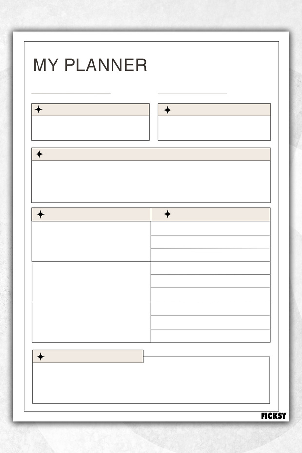 Timeless Multi-Purpose Daily Weekly Monthly Planner - A4 Size To Do - 30 Sheets - Planner