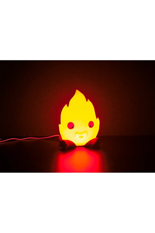 مصباح على شكل نار المخيم - 3