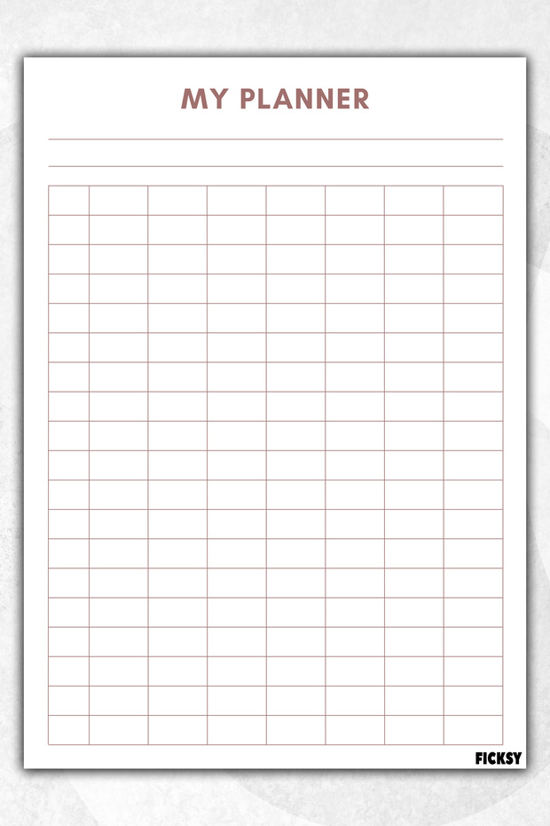 Timeless Multi-Purpose Daily Weekly Monthly Planner - A4 Size To Do - 30 Sheets - Planner - 1