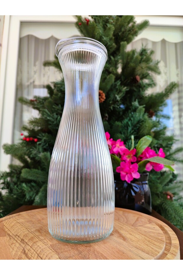 Paris Kapaklı Karaf - Şeffaf - 1000 ml - 6