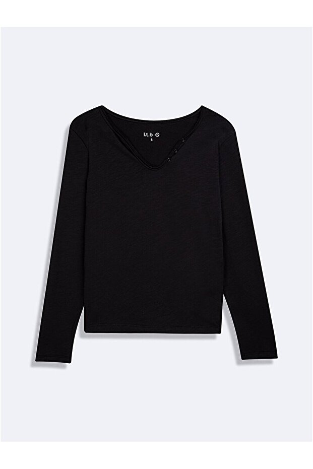 Siyah Sweatshırt - 1