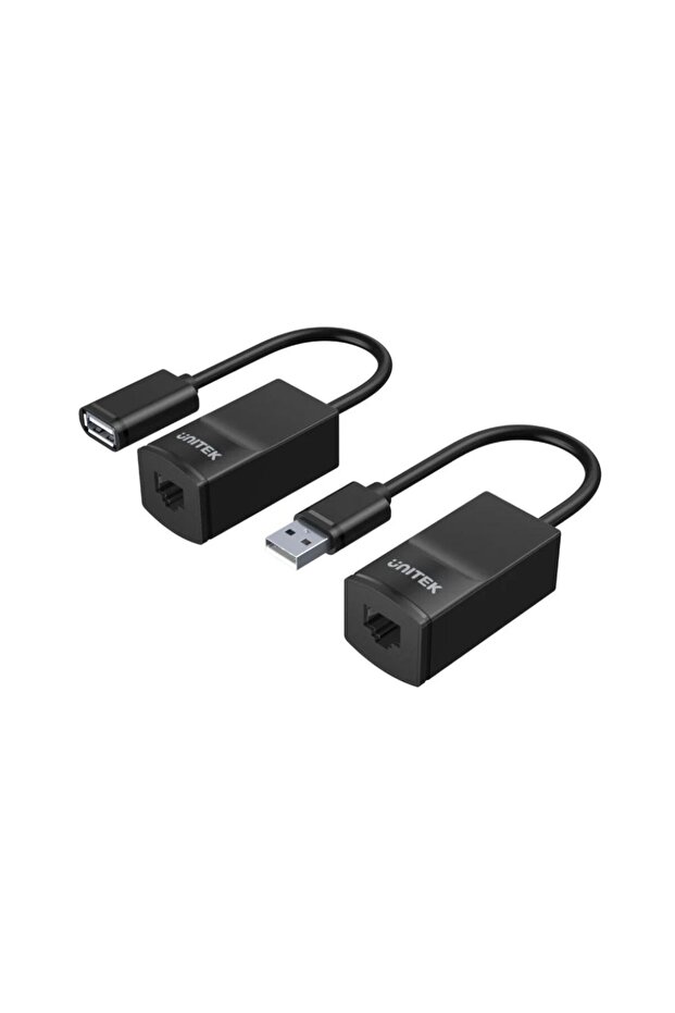 USB Extender Over Cat 5/5e – Black Y-UE01001