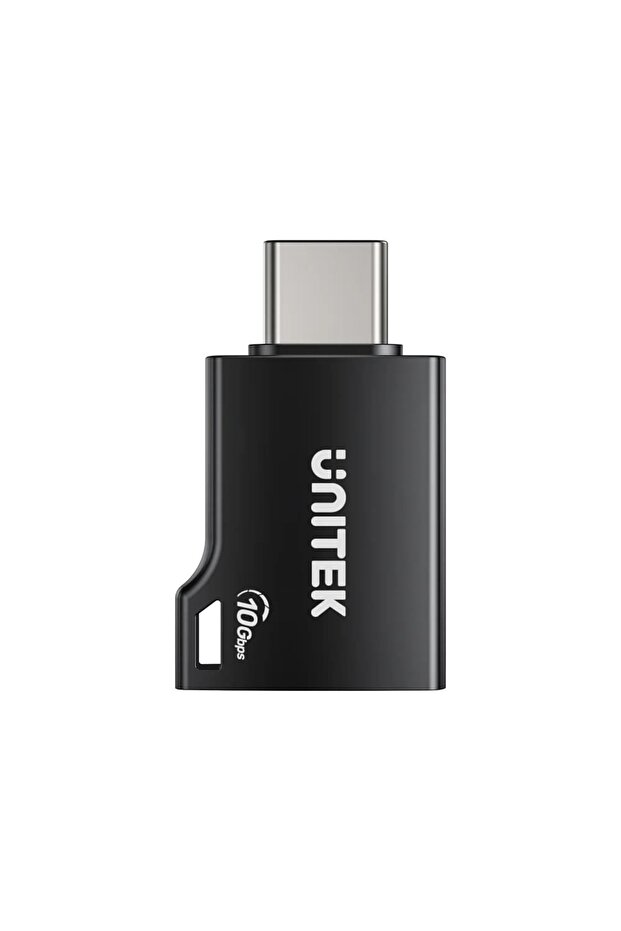 10Gbps USB-C to USB-A Adapter | Fast Data Sync, Zinc Alloy Case, Black | A1048A - 6