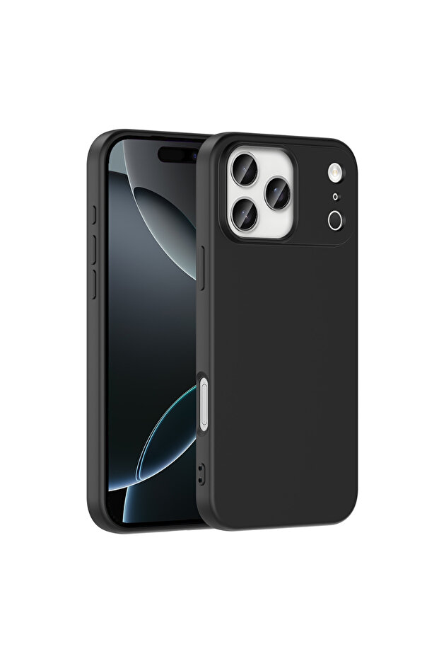 iPhone 17 Pro Max Case Zore Mara Launch Cover - Black - 1