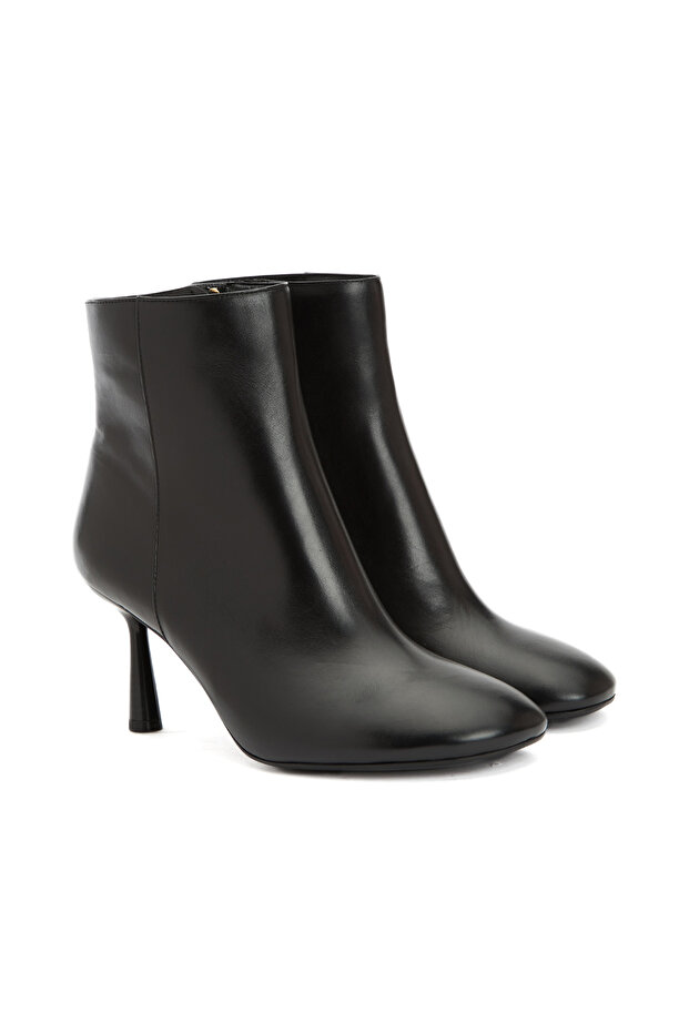 Siyah Kadın Deri Bot - 2