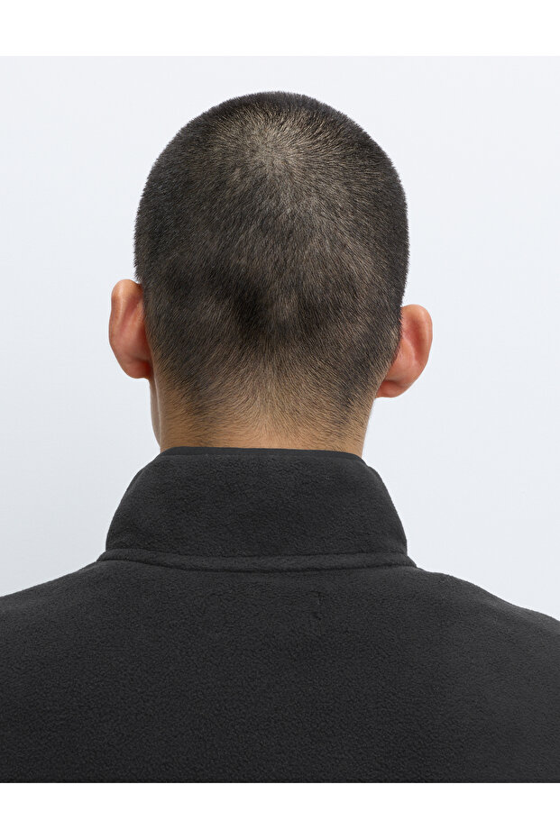 Fermuarlı Polar Ceket - 3