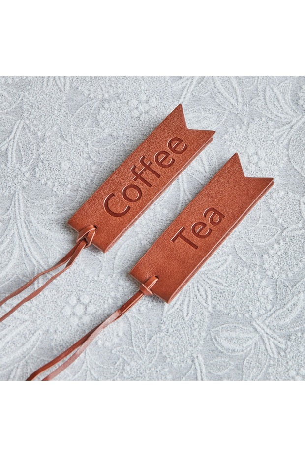 مجموعة رمزية من قارورة الشاي والقهوة مكونة من قطعتين - 1