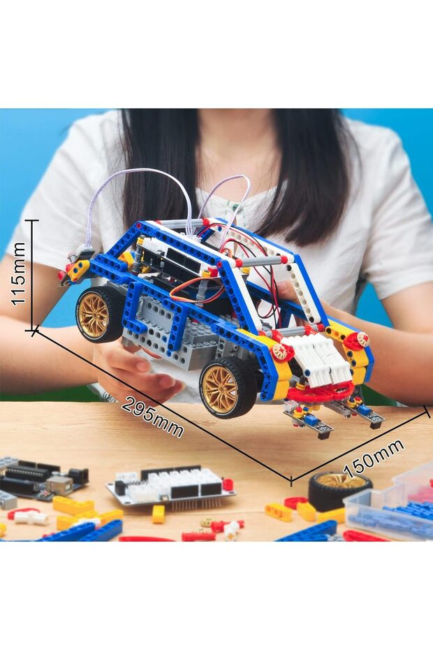 Model-T Robot Araba Seti | Building Arduino STEM Eğitim Kiti | Uygulamalı Programlama - 2