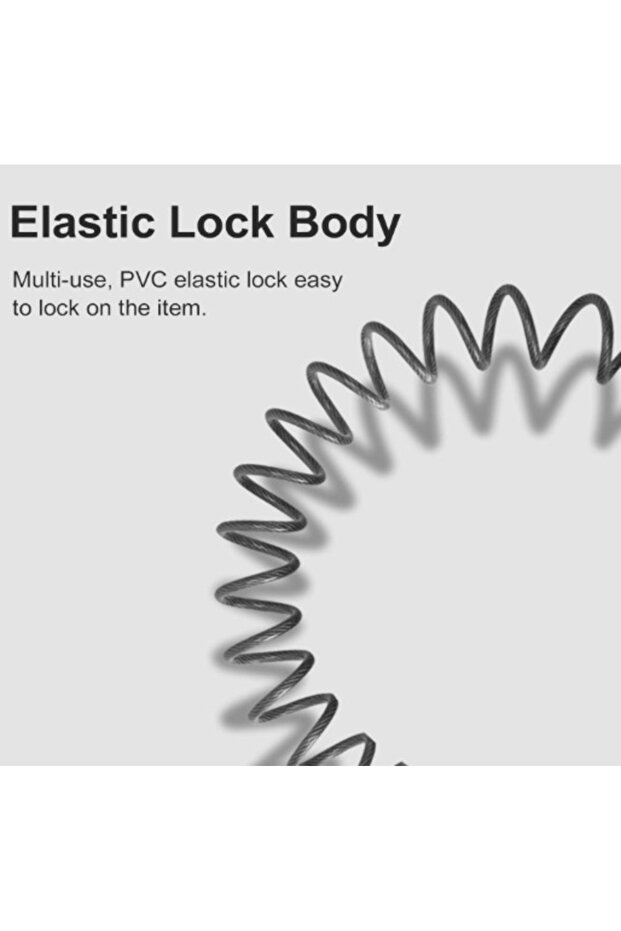 قفل كابل ملفوف لخوذة الدراجات - 3