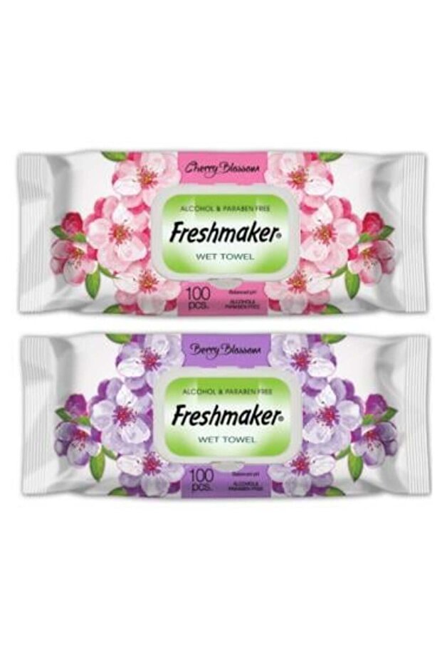 Blossom Wet Wipes by Fresh Maker, 100 Wipes | 1 Pack