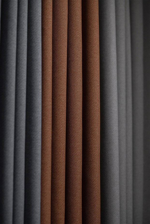 Terra | 140x270 cm (2 Adet) Blackout Fon Perde - 4